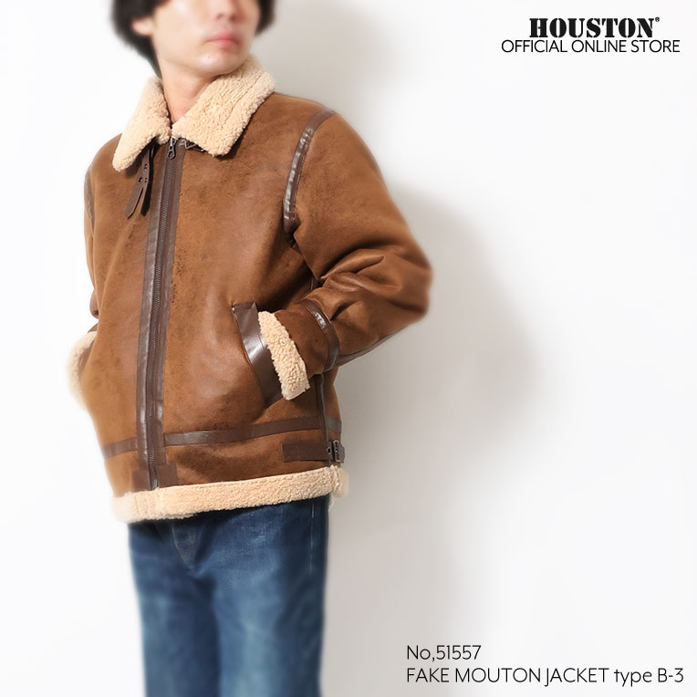 UNIVERD72 / ユニバード72 51557 FAKE MOUTON JACKET type B-3