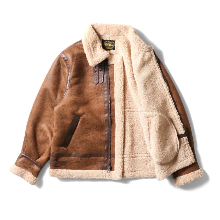 UNIVERD72 / ユニバード72 51557 FAKE MOUTON JACKET type B-3