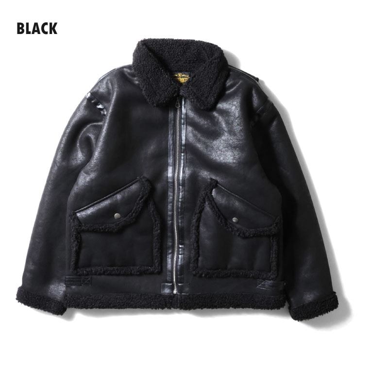 UNIVERD72 / ユニバード72 51558 FAKE MOUTON JACKET type CWU/45P