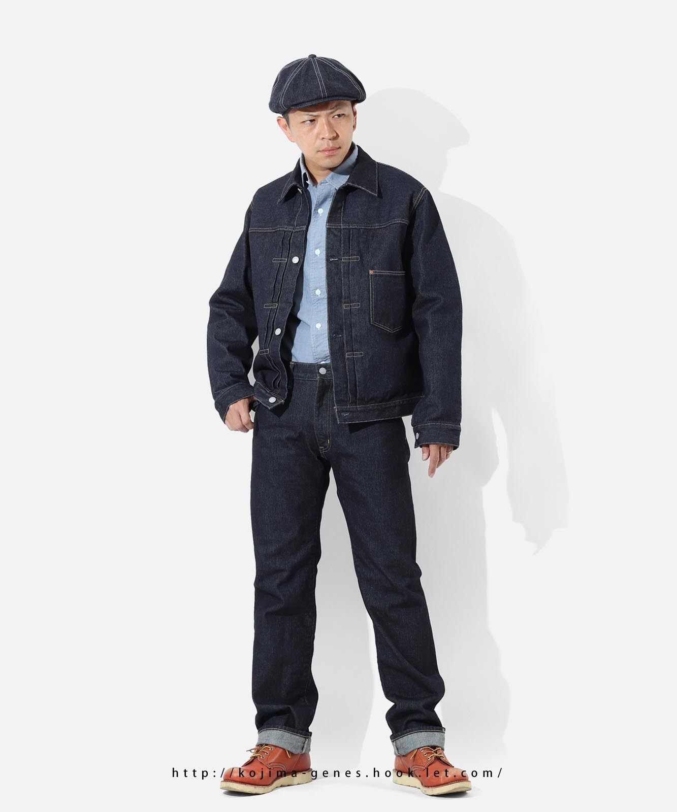 17oz Left Hand Twill Selvedge Slim Straight /17oz左綾セルビッチ