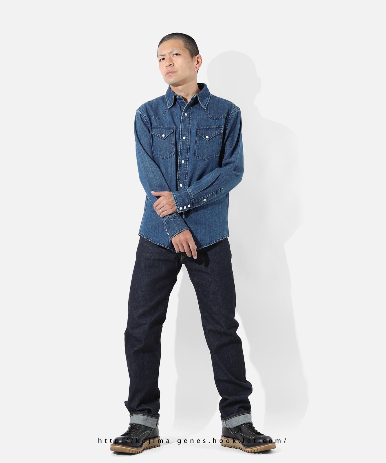 17oz Left Hand Twill Selvedge Slim Straight /17oz左綾