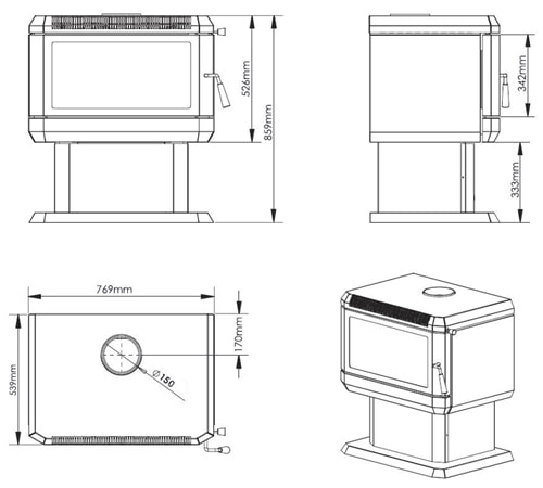 AD-3600】バルカン 高級鋼板製薪ストーブ ホンマ製作所 60-70坪 【銀行振込】※在庫確認必要 | 薪ストーブ | | かいもんや  オンラインショップ