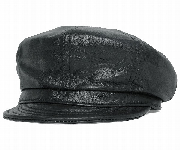 スピットファイヤ 帽子 ニューヨークハット 本革 レザー XL 9207-BLK