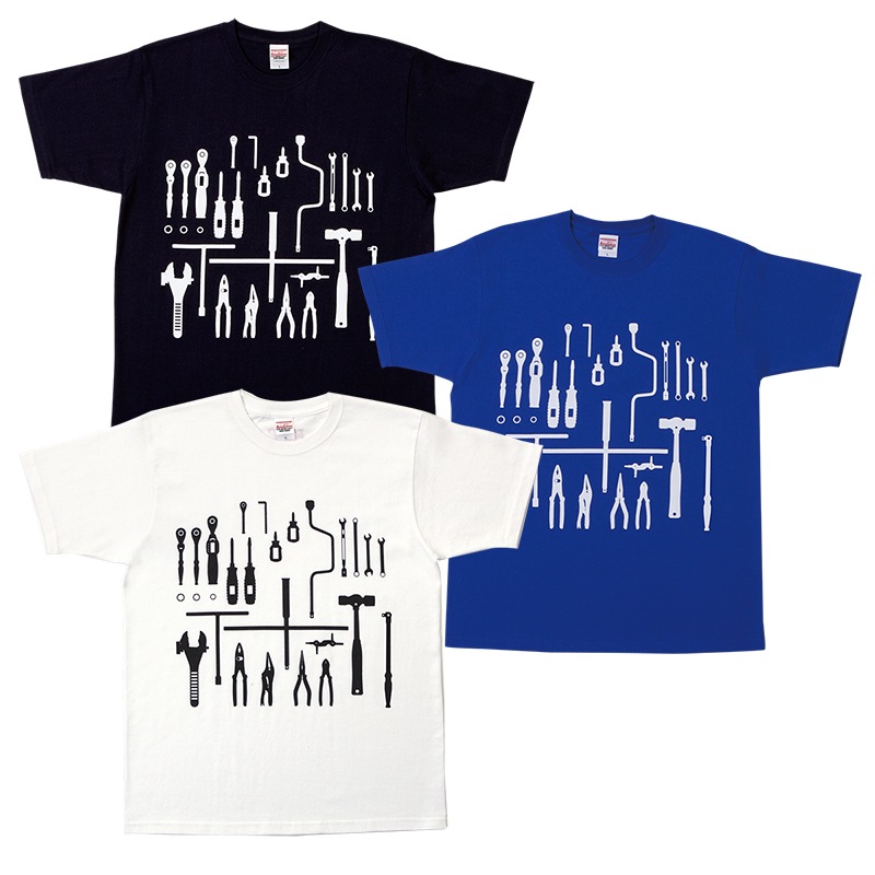 工具シルエットTシャツ