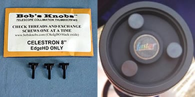 Bob`s Knobs ボブズノブ(光軸調整ネジ用交換ハンドル) | 天体望遠鏡