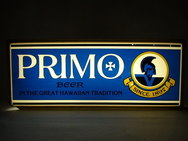 ハワイプリモビールビンテージサイン