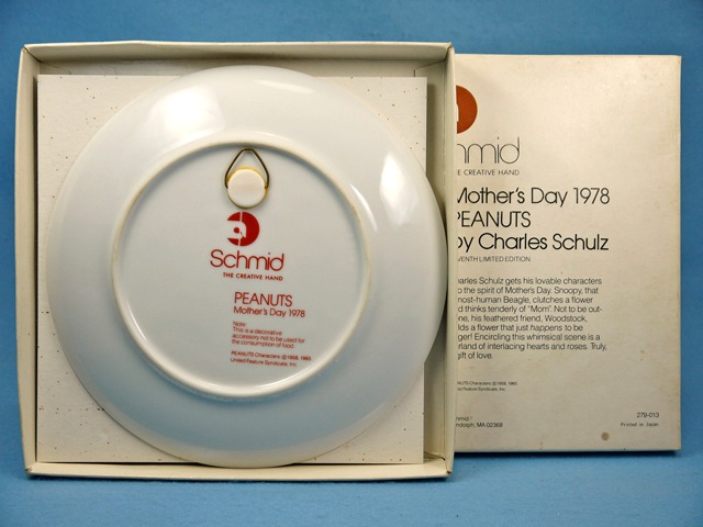 ӥơSchmid 70' ̡ԡ Mother's Day 1978 Plate ɳݤȢ