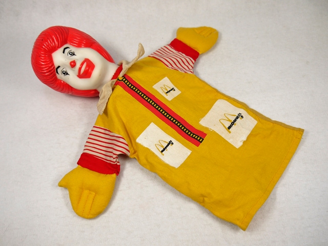 ӥơMcdonald's90 ޥɥʥɡMcdonald's Ronald  Hand Puppet
