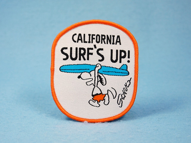 ӥơSnoopy CALIFORNIA SURF'S UP Patch ե󡡥ѥå