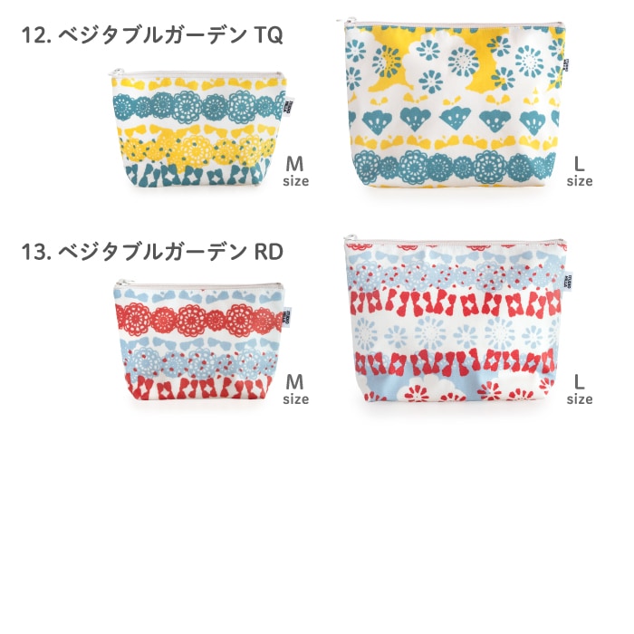 ラミネートポーチ〔Mサイズ / Lサイズ〕STUDIO HILLA スタジオヒッラ