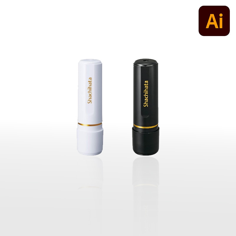 シヤチハタ】ブラック11 （印面サイズ：11mm丸）別注品 データ入稿