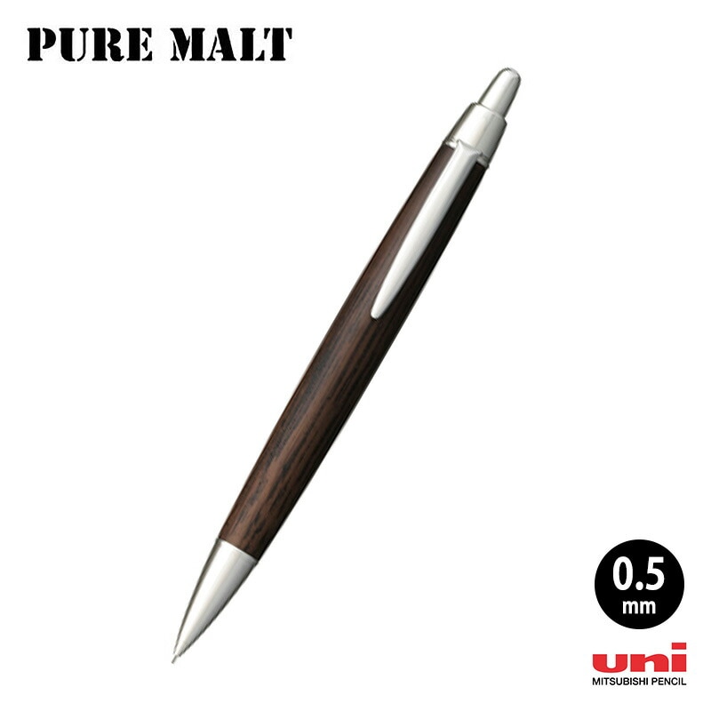 ピュアモルトoak wood premium edition 漆塗りシャープペン 三菱uni】ピュアモルト（オークウッド・プレミアム・エディション