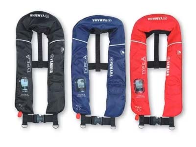 YWA-2015膨張式ウエストベルトタイプ水感知機能付ライフジャケット 水感知膨脹式ライフジャケット ウエストベルトタイプ (ダブル