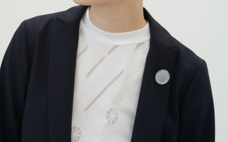 ピークドラペル1つボタンジャケット-ウールトロ / Peaked Lapel One Button Jacket-matohu online shop
