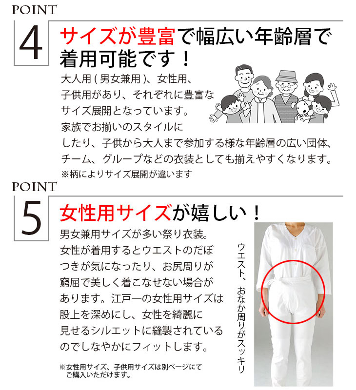 メール便送料無料　江戸一 祭り 股引 江戸小紋 扇面 大人用 中 取り寄せ商品 メール便送料無料 江戸一 祭り 股引 江戸小紋 扇面 子供用 1号