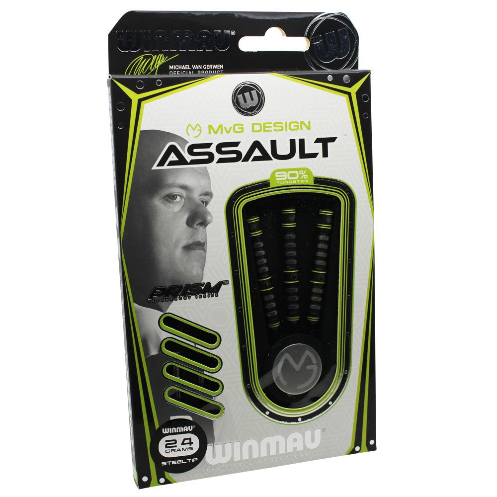 ޥ ޥ    ƥ 24g winmau MvG Assault 24g darts steel