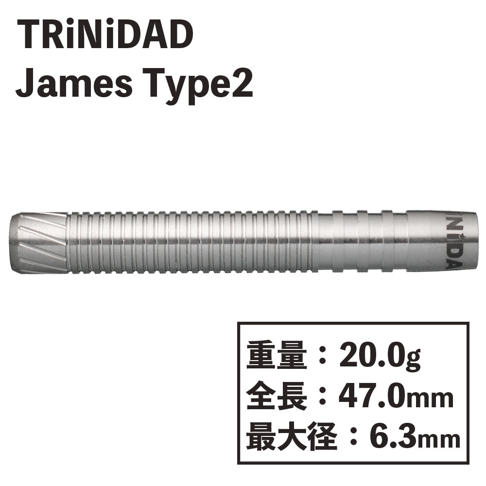 ȥ˥ ॺ 2  TRiNiDAD PRO James Type2 2BA darts