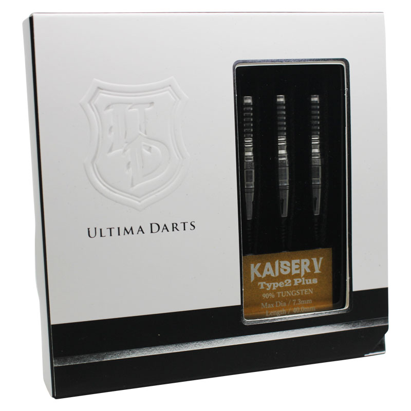 ƥ  5 2 ץ饹֥å Ultima Darts KAISER Type2 Plus Black   Х
