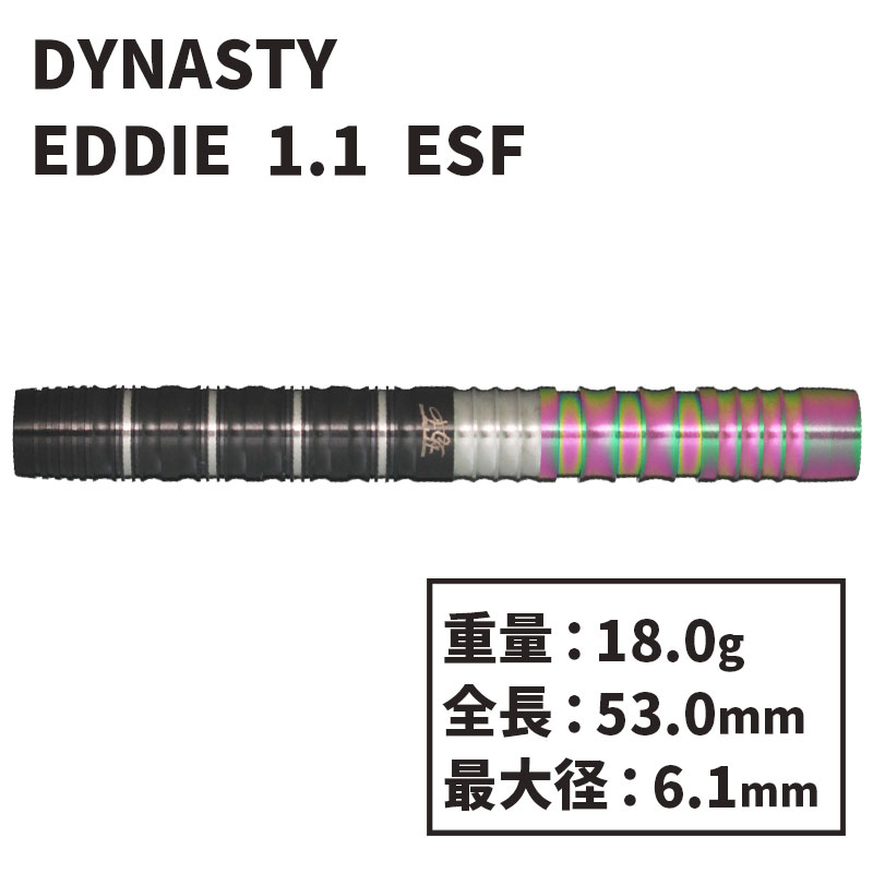 ʥƥ ե ǥ1.1  ESF DYNASTY A-FLOW EDDIE 1.1 Edward Shouji Foulkes MODEL RAINBOW BLACK Х