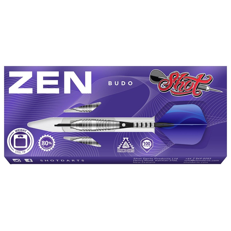 åȥ 󥷥꡼ ƻ ƥ 23g HShot darts ZEN series  steel BUDO  Х