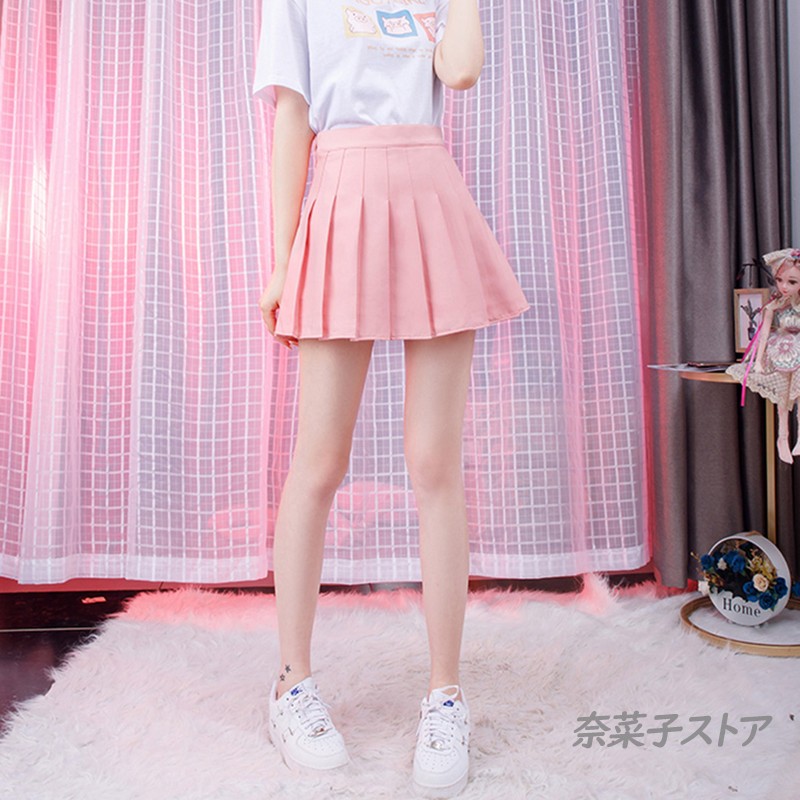 プチプラスカート プリーツスカート スクール レディース ミニスカート