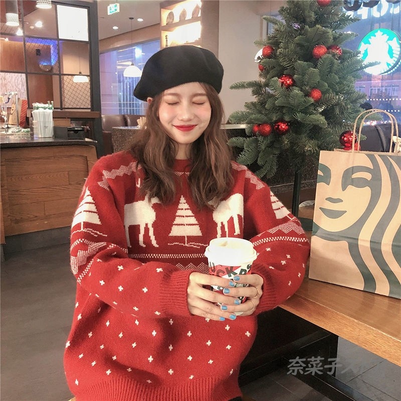 プチプラクリスマスセーター ニットセーター トップス 可愛い