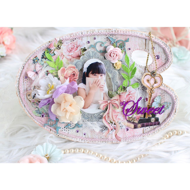 宮本明香さんキットコアディネーションズで作るウッド風立体フレームレイアウト講座 宮本明香さんキットコアディネーションズで作るウッド風立体