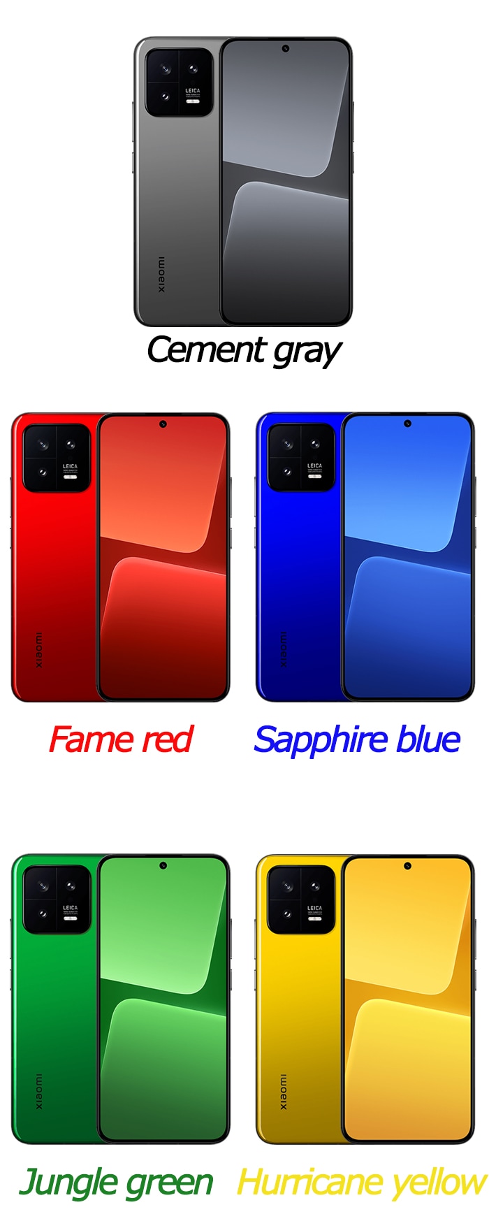 Xiaomi 13 Limited Edition Color 販売
