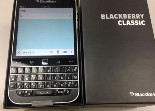SIMフリースマホ　Blackberry Classic 販売