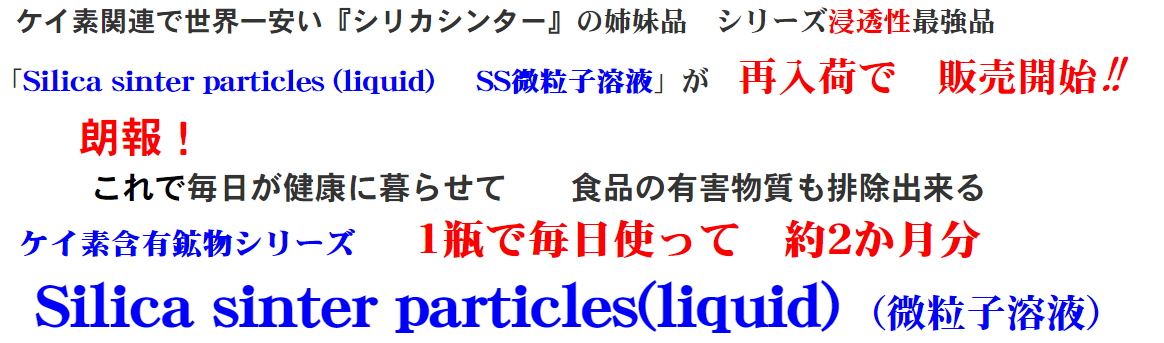ǴϢ¤إꥫ󥿡٤λ ꡼ƩǶʡSilica sinter particles (liquid) SSγϱա