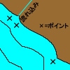 野尻湖釣具店オリジナルポイントマップ