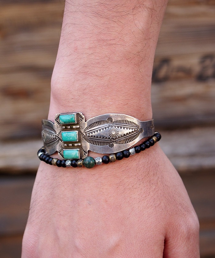 Vintage Silver Bangle Python×925 NAVAJO - www.stedile.com.br