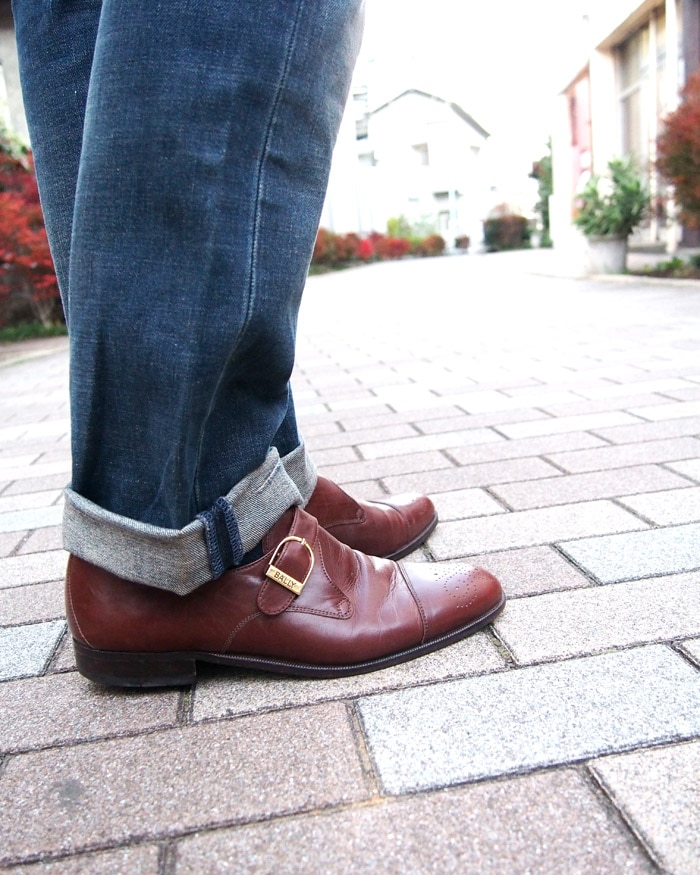 Vintage “BALLY” Leather Monk Strap Shoes