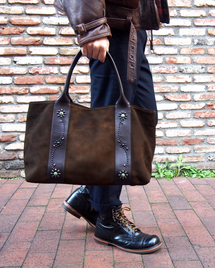 HTC ブラウンレザートートバッグ 【公式通販】