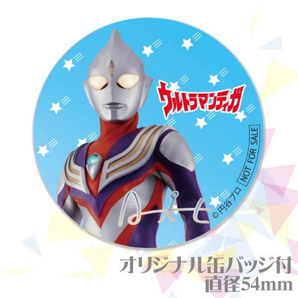 メッセージ入り プリケーキ（ウルトラマンティガ）[ウルトラマンシリーズ] 5号 15cm 3