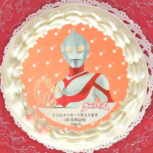 メッセージ入り プリケーキ（ウルトラマングレート）[ウルトラマンシリーズ] 5号 15cm 1