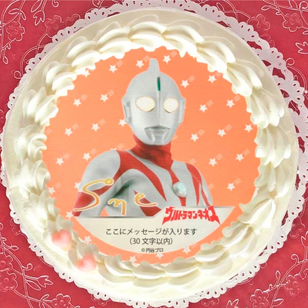 メッセージ入り プリケーキ（ウルトラマンネオス）[ウルトラマンシリーズ] 5号 15cm 1