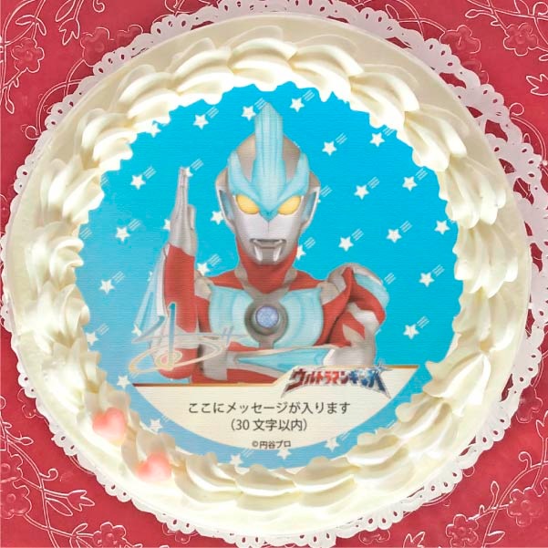 メッセージ入り プリケーキ（ウルトラマンギンガ）[ウルトラマンシリーズ] 5号 15cm 1