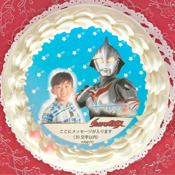 写真メッセージ入り プリケーキ（ウルトラマンネクサス）[ウルトラマンシリーズ] 5号 15cm 1