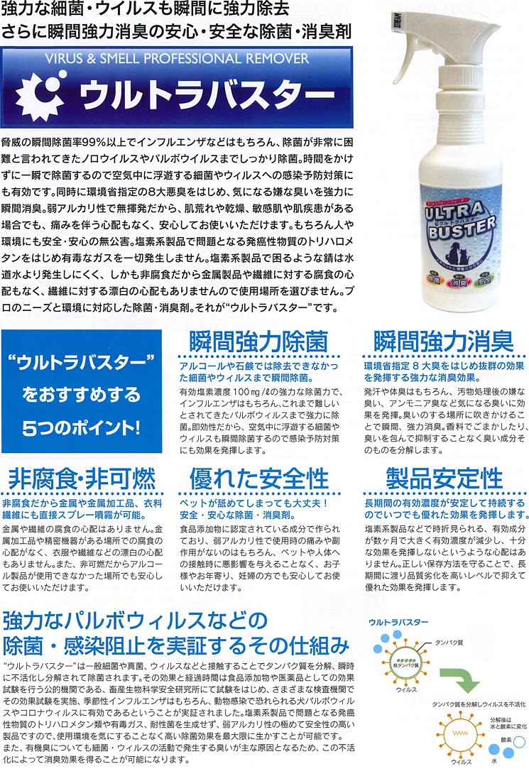 消臭・除菌 | RunPet -ランペット- 本店