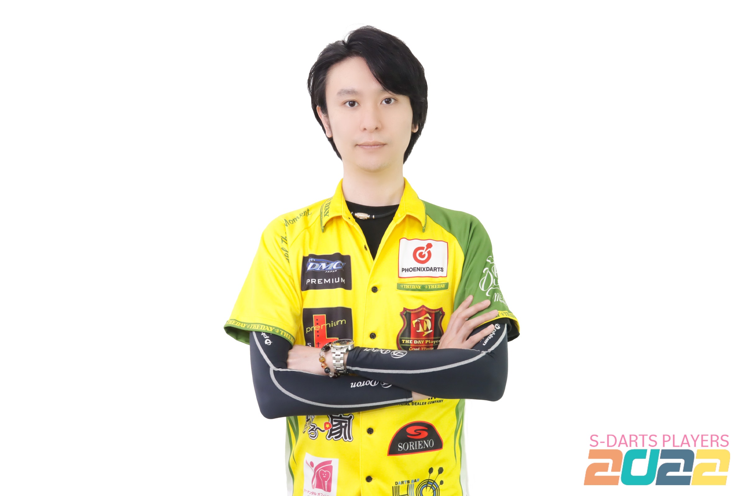 z238 激レア☆知野真澄 ゲームシャツ S-DARTS PLAYERS 2021 知野 真澄