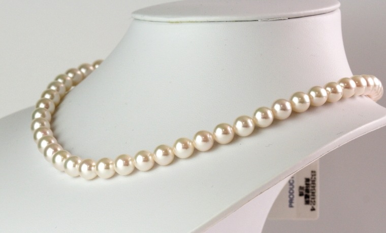 アコヤパール花珠ネックレス【大きさ8-8.5㎜・長さ43㎝】＜281101KU-1＞-真珠ネックレスセレクト通販