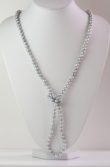 アコヤ真珠ナチュラルカラーロングネックレス【大きさ7.0-7.5㎜・長さ105㎝】＜290510UW-2＞-真珠ネックレスセレクト通販