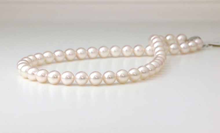 アコヤ真珠ネックレス【大きさ8.5-9.0㎜・43㎝】＜301221SG-1＞-真珠ネックレスセレクト通販