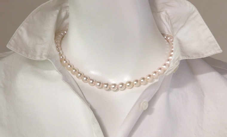 アコヤ真珠ネックレス【大きさ8.5-9.0㎜・43㎝】＜301221SG-1＞ | アコヤ真珠ネックレス | 真珠ネックレスセレクト通販