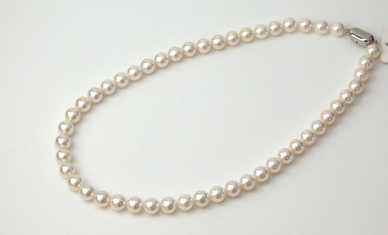 アコヤ真珠ネックレス【大きさ8.0-8.5㎜・43㎝】＜301221SG-2＞ | アコヤ真珠ネックレス | 真珠ネックレスセレクト通販