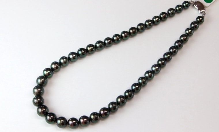黒蝶真珠ネックレス【大きさ7-10mm・長さ43cm】＜212-8＞-真珠ネックレスセレクト通販