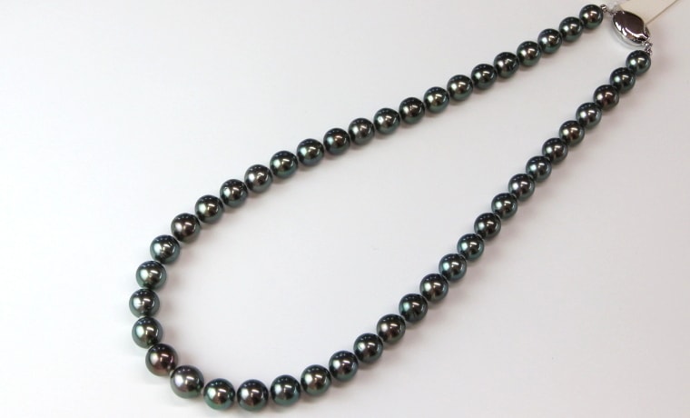 黒蝶真珠ネックレス【大きさ8-10mm・長さ45cm】＜59-27＞ | 黒蝶真珠ネックレス | 真珠ネックレスセレクト通販