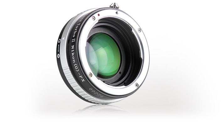 Lens Turbo II N/G-FX ニコンFマウントレンズ - 富士フイルムXマウント 