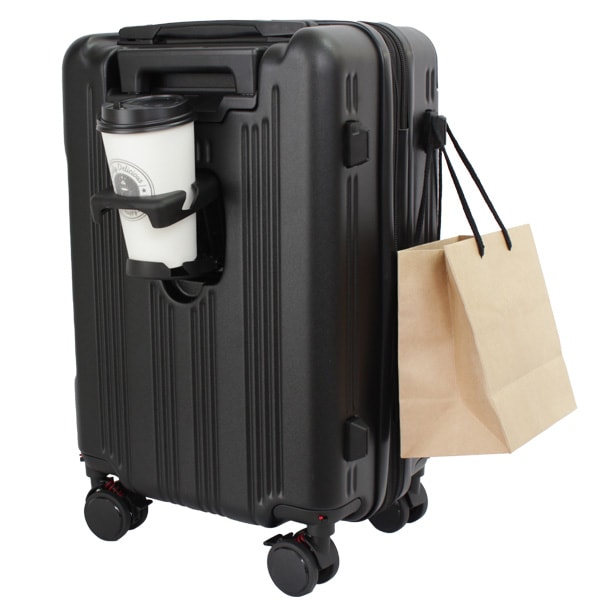 スーツケース 8輪 双輪 多機能 ダイヤルロック式TSA USB充電ポート ABS